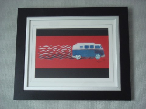 Client commisson small VW van art